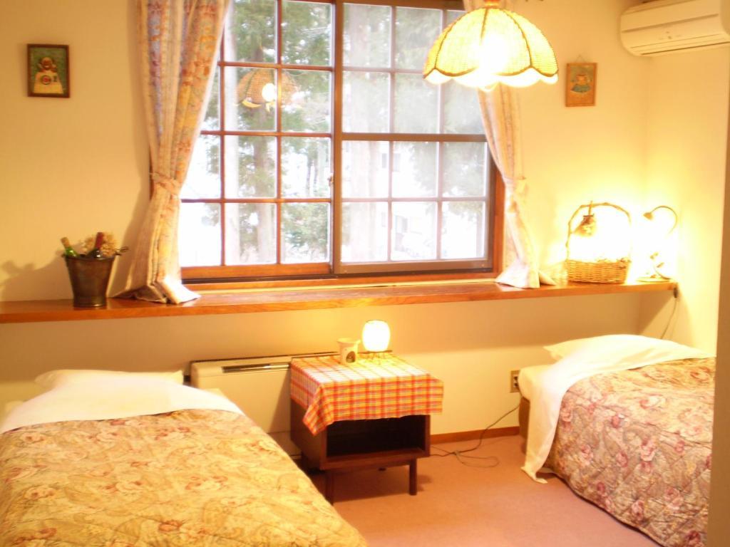 ペンション ちゃうちゃう Bed & Breakfast ฮาคุบะ ห้อง รูปภาพ