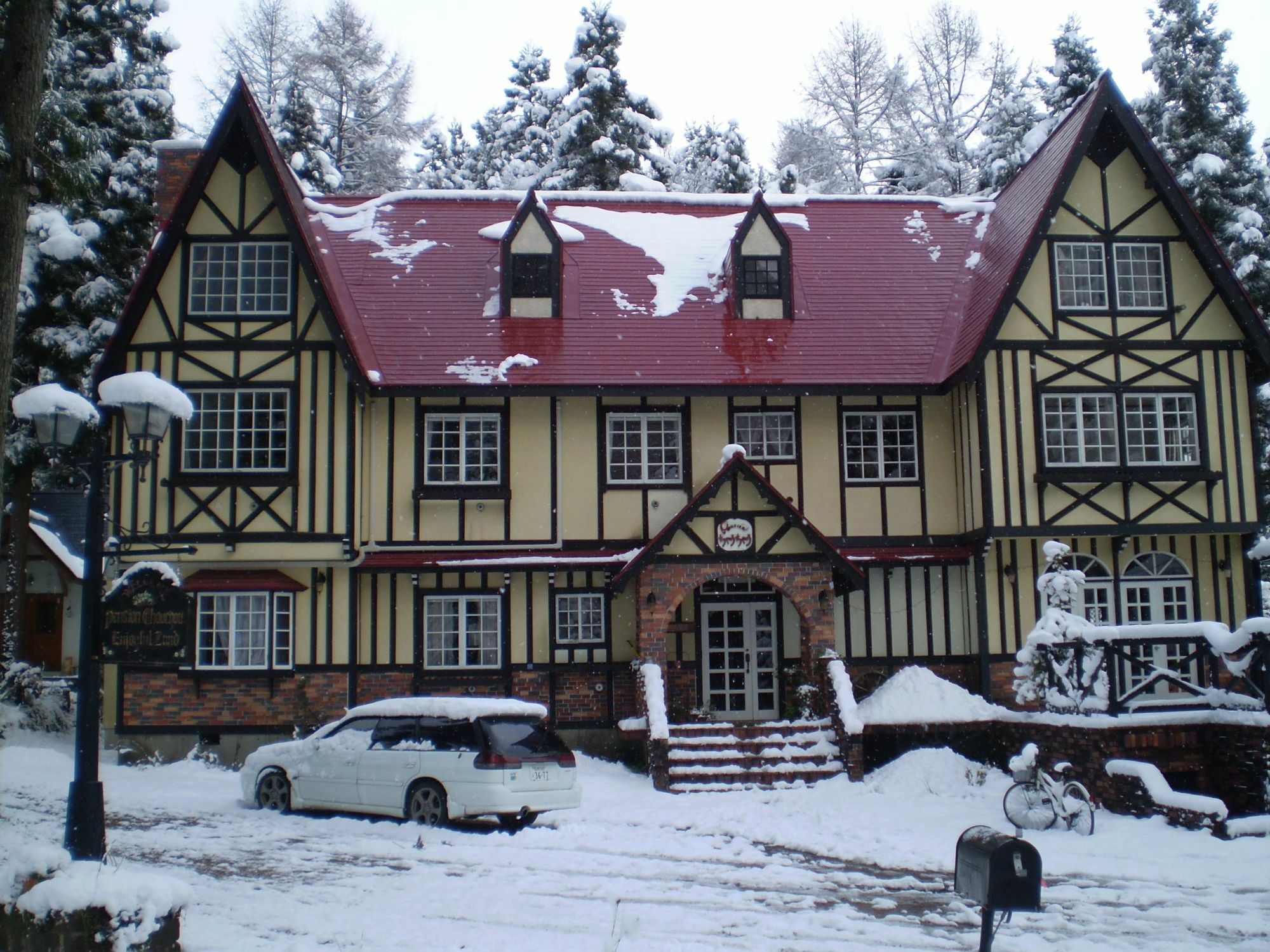 ペンション ちゃうちゃう Bed & Breakfast ฮาคุบะ ภายนอก รูปภาพ